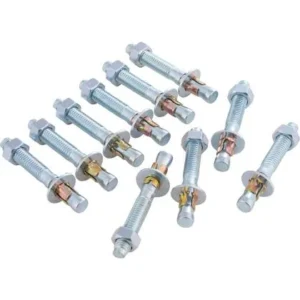 perno de anclaje de cuÑa unc zinc.1/4x31/4(102pan)