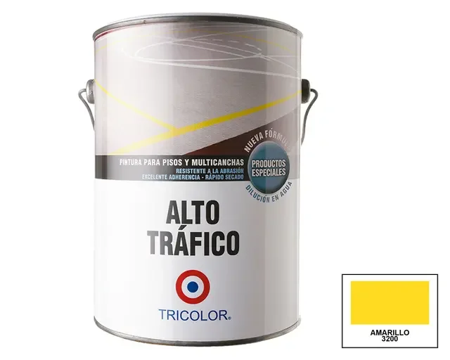 pintura alto trafico amarillo 1gl