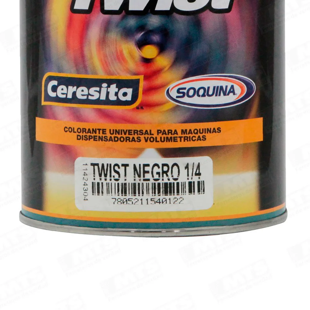 pintura concent twist negro 1/4 gl 11424304 - Imagen 2
