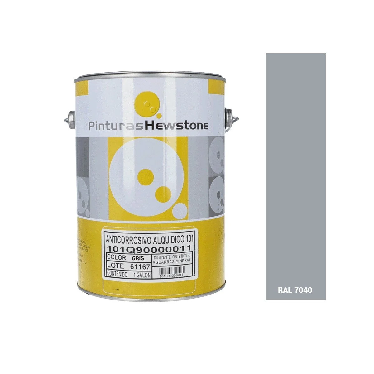 pintura techo gris hewstone galon