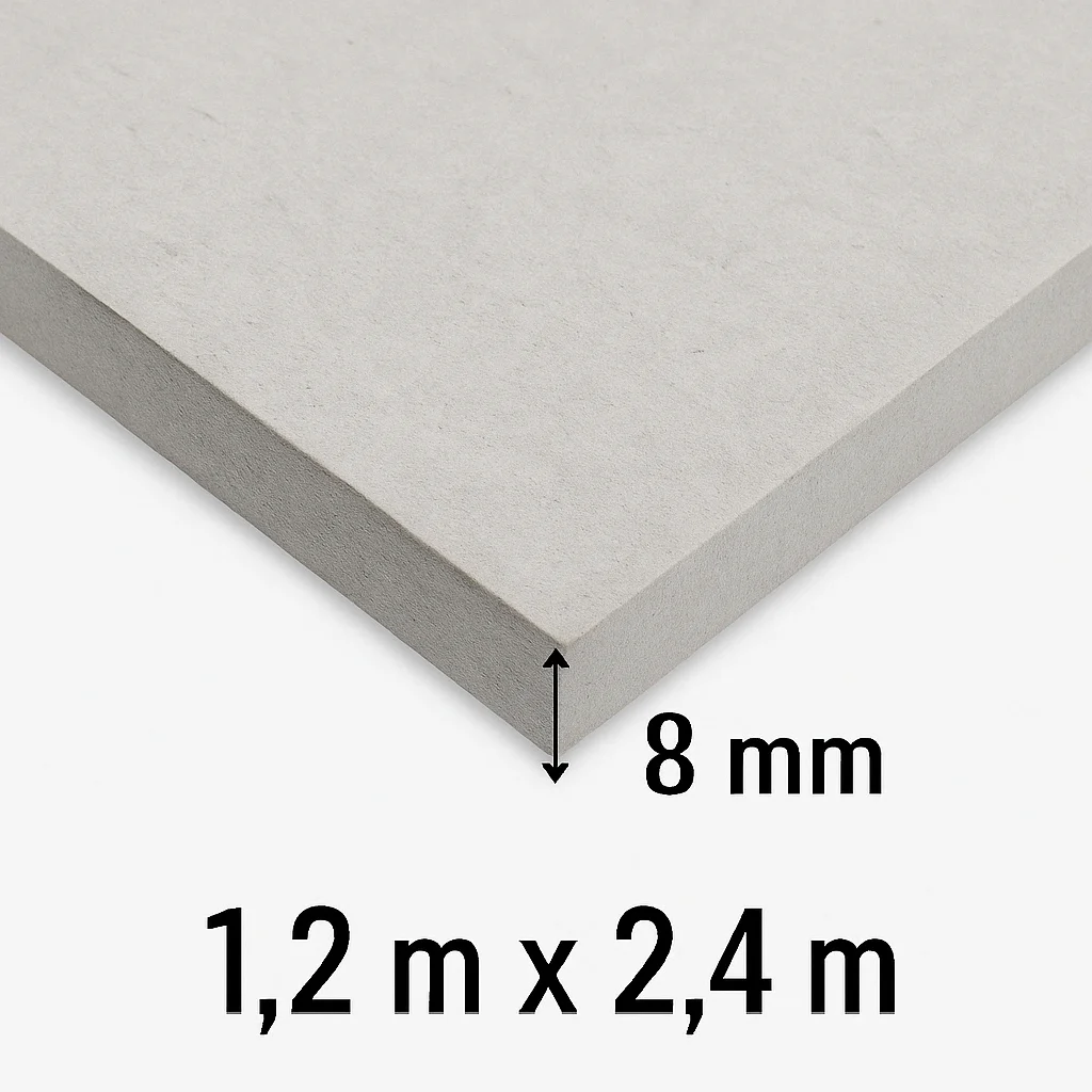 fibrocemento liso 8x1200x2400 mm (50) - Imagen 2