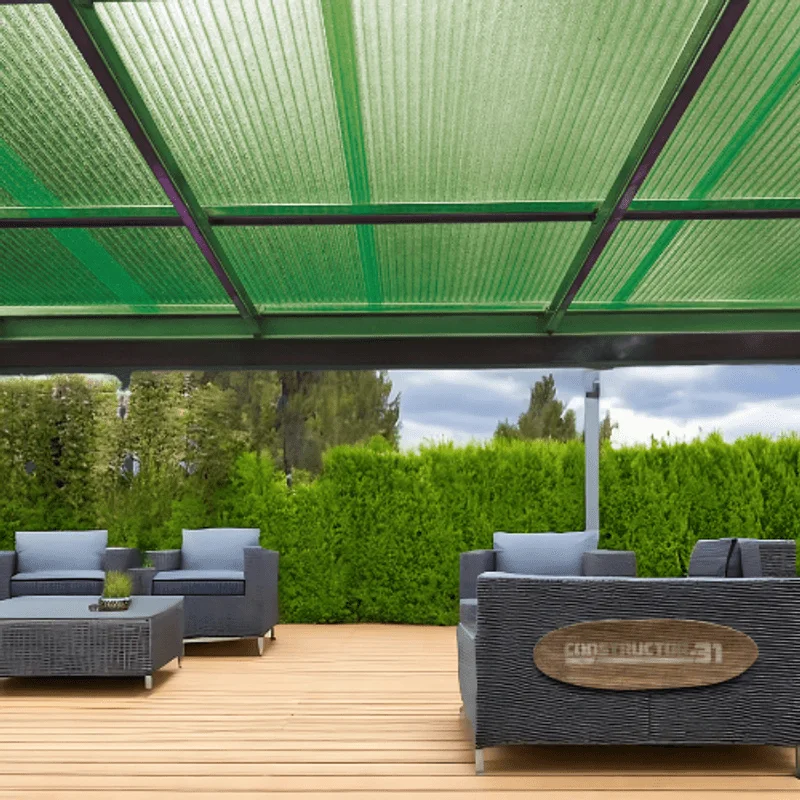 fibra de vidrio p-11 0.5x850x3660 mm verde trad - Imagen 2