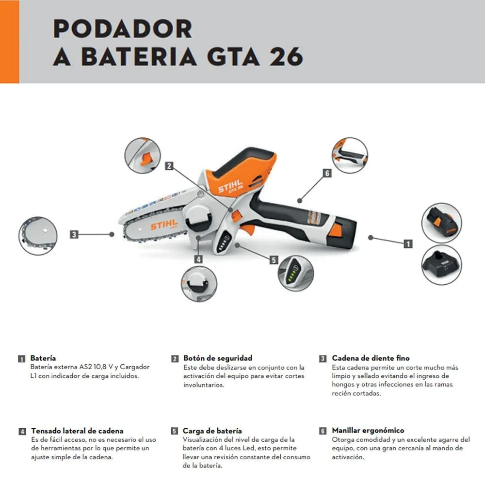podador gta 26 stihl - Imagen 2