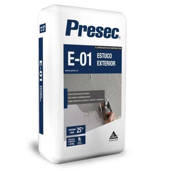 presec estuco exterior e-01 saco 25kg