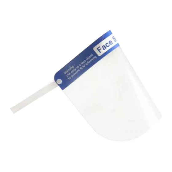 protector facial transparente 33 x 22 cms - Imagen 2