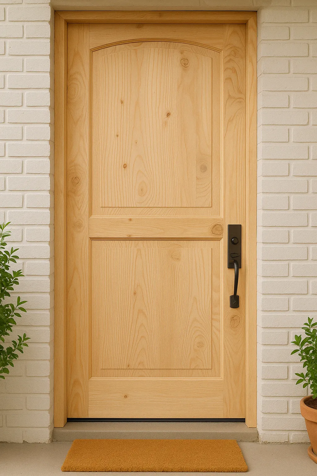 puerta 80x200 radiata italia llifen medio punto - Imagen 3