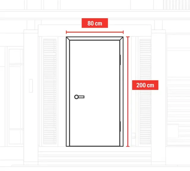 puerta pino radiata taipei 80x2.00mt - Imagen 4