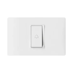 pulsador timbre 10a 250v bco arm pu1102 luzica