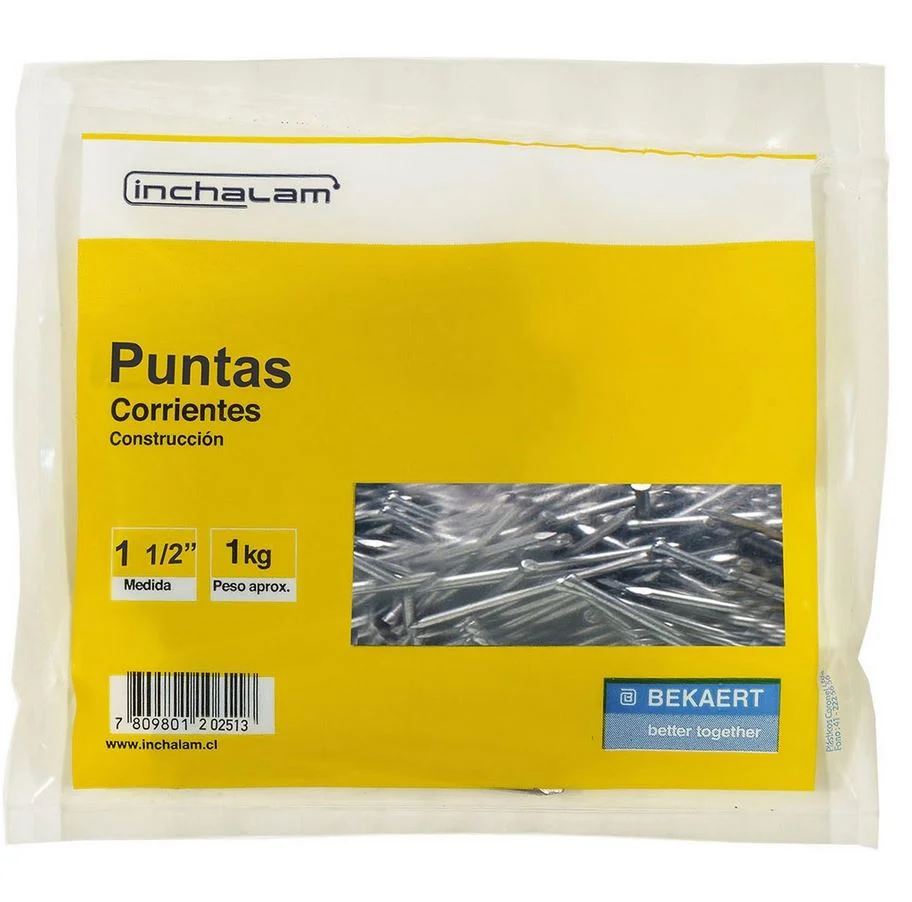 punta 1,1/2" envasado 1kg - Imagen 3