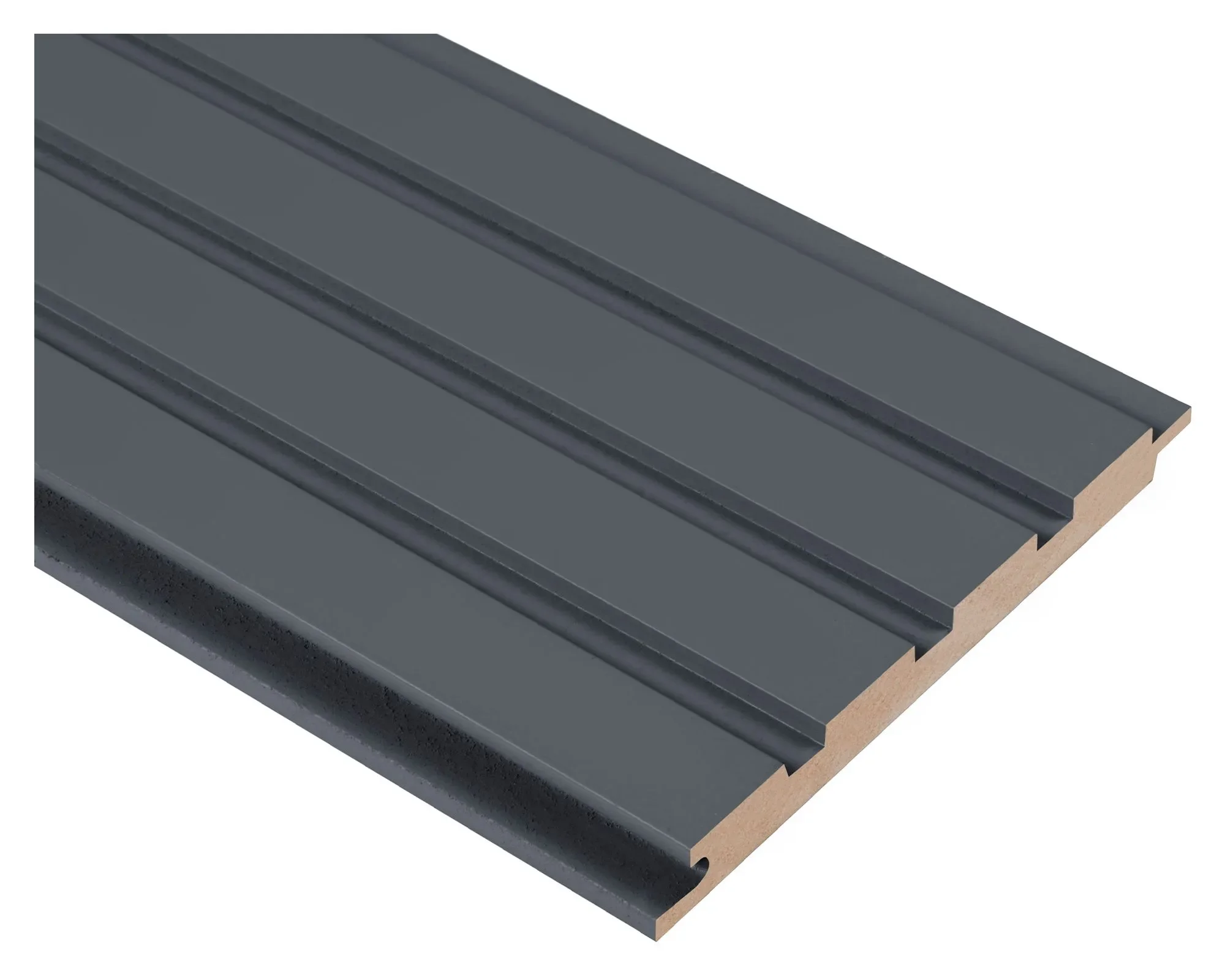 revestimiento rip gris grafito 15x160x2440mm 4un