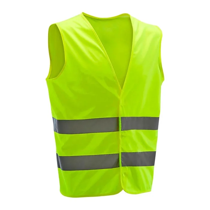 chaleco reflectante amarillo ms2 cinta, talla l