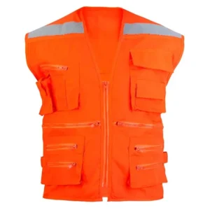 chaleco geologo naranjo ms canvas talla l