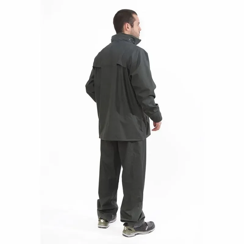 traje pu-goma junkal, verde, l - Imagen 2