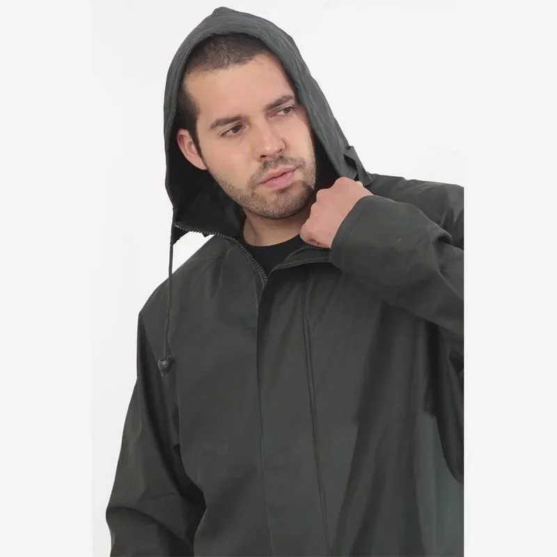 traje pu-goma junkal, verde, l - Imagen 3