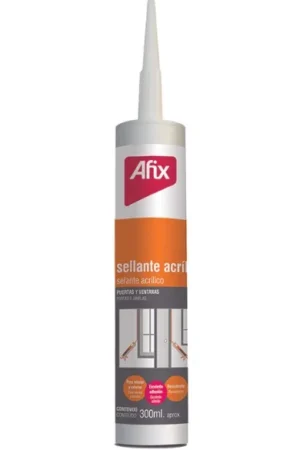 afix articoll sellante acrilico cartucho 300 ml