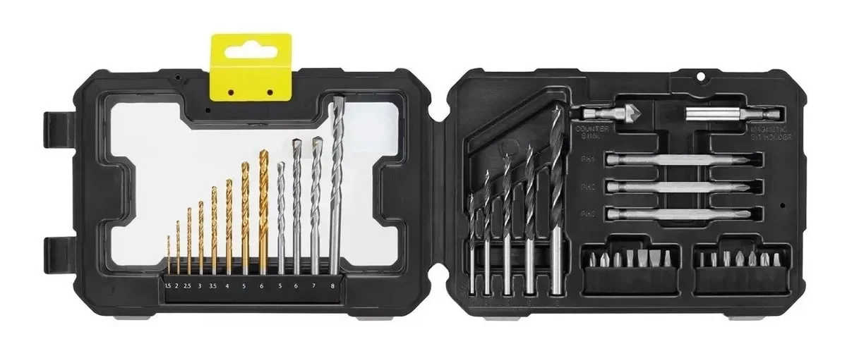 set perforar y atorn 36 piezas stanley sta7222-xj - Imagen 2