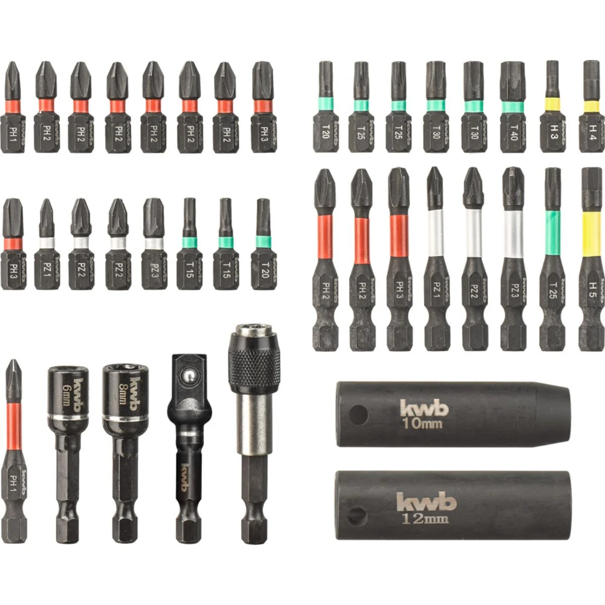 set 37 puntas y adapatadores de impacto 49109000 - Imagen 3