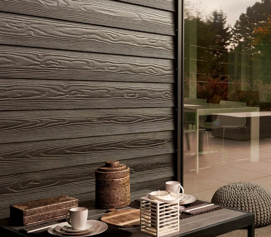 siding fibrocem. nogal 190x3660x6 mm - Imagen 2