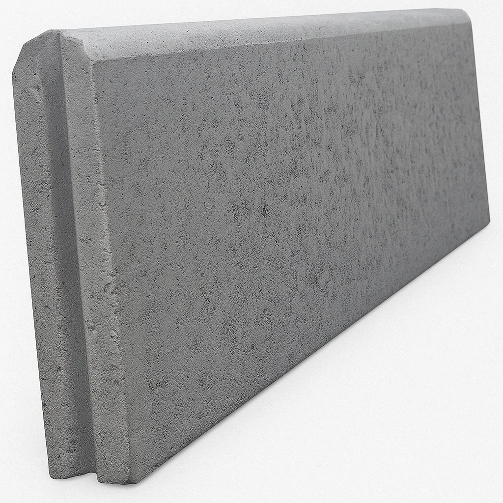 solerilla jardin canto redondeado 6x20x100