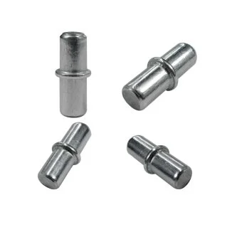 soporte repisa duplo cromado -dicomac bolsa 10 un.