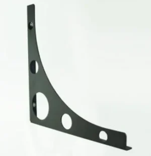 soporte repisa mondrian 25" negro -ducasse