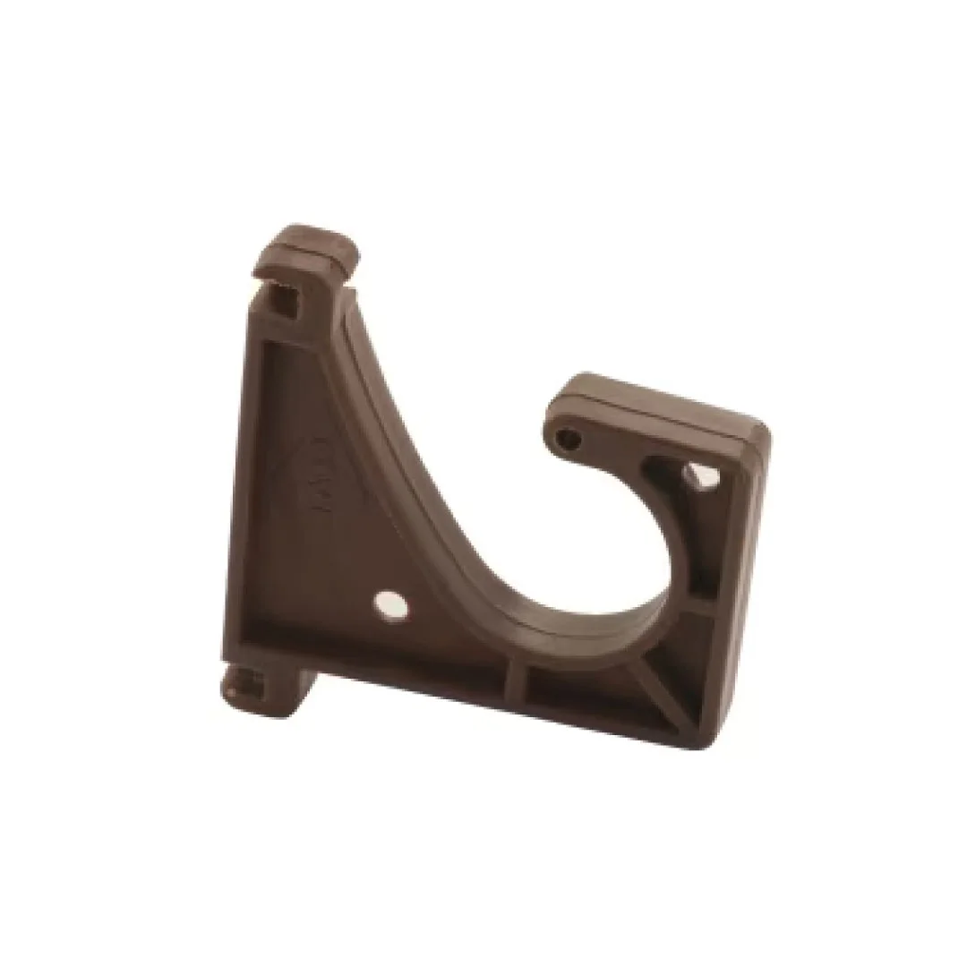 soporte barra closet "j" cafe - Imagen 2