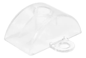 soporte policarbonato onda tranparente unidad