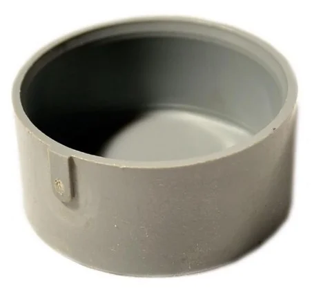 tapa tubo pvc 40 gris