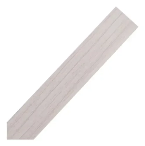 tapacanto pvc castaÑo blanco 22 x 1,5 mm