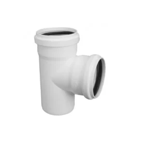 tee pvc sanitario 110x75 blanco c/goma
