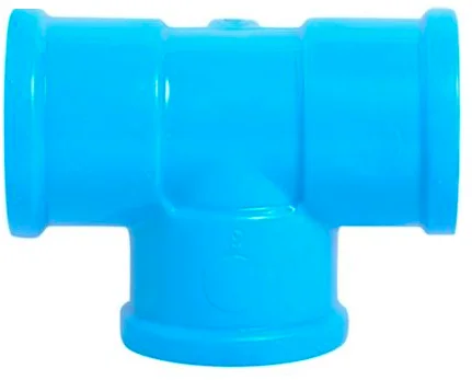 tee pvc hidraulico 25 cem
