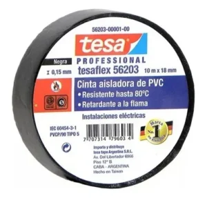 cinta electrica 10 m x 18 mm (56203) tesa