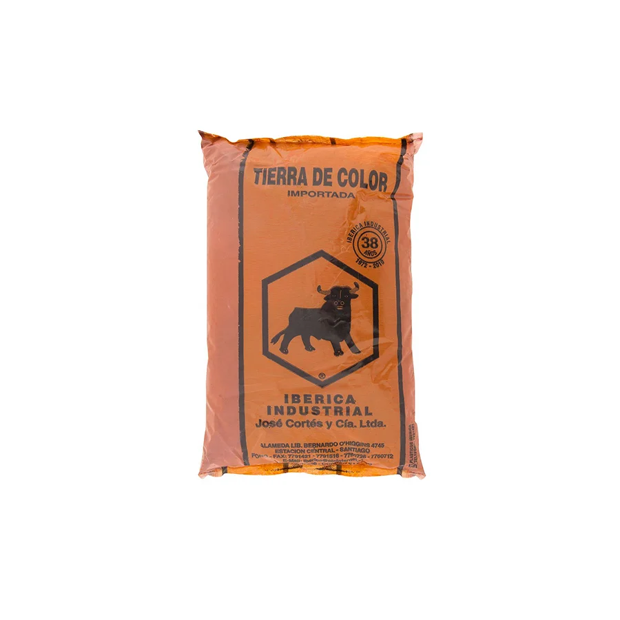 tierra color rojo primera 1kg