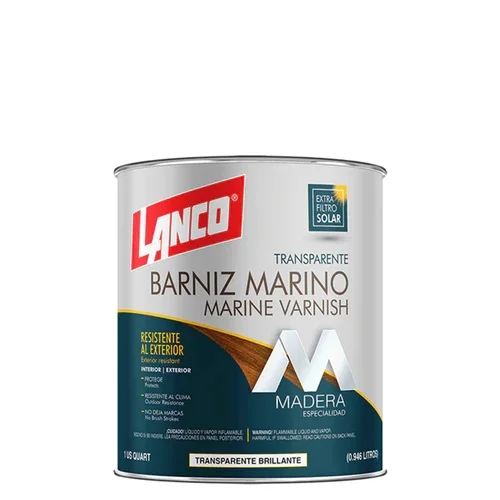 painters barniz marino transp 1/4 gl lanco