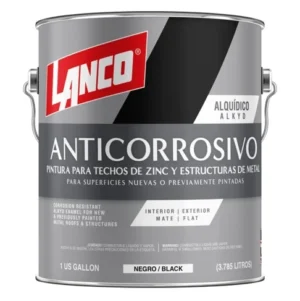 anticorr pint techos de zinc y est 1gl negro lanco