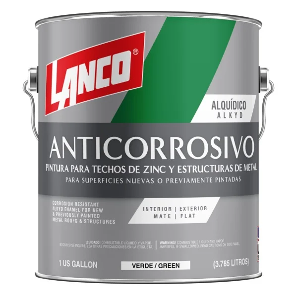 anticorr pint techos zinc y est 1gl verde va1454-4