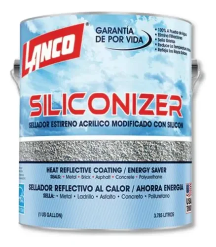 sellador techos siliconizer bco 1gl lanco