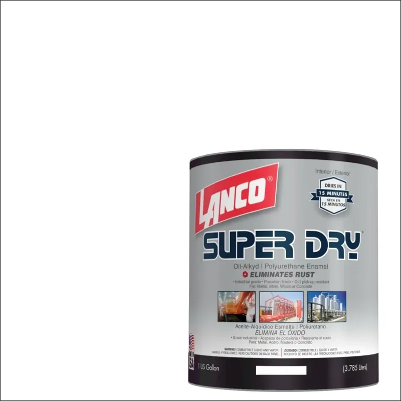 esmalte pu super dry blanco 1gl lanco - Imagen 2