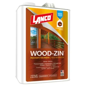 preservante maderas wood zin 1gl lanco