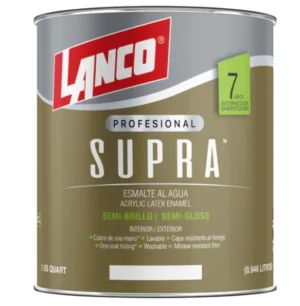 esmalte al agua supra sb 4gl  accent lanco va3694-