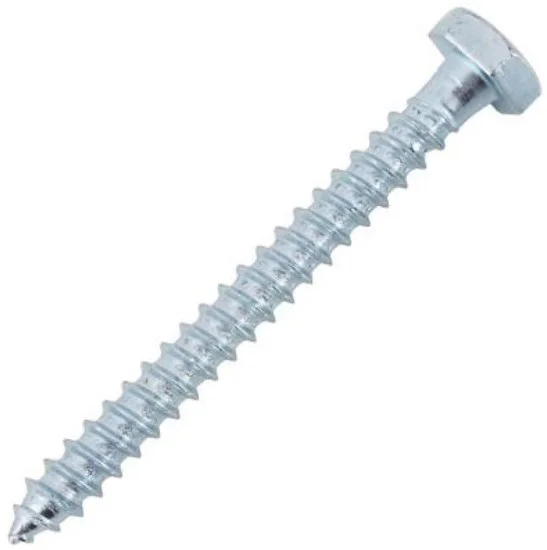 tirafondo hexagonal zincado 1/4x3