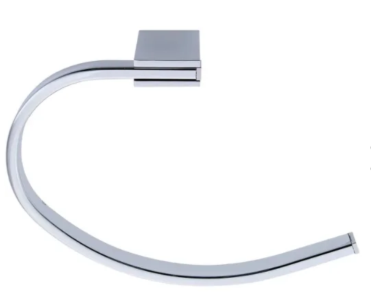 toallero anilla zinc cromado edith (2817-90)duschy - Imagen 2