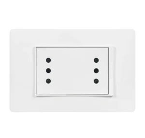 toma cte duplex 10a 2x2 pt pu1213 luzica