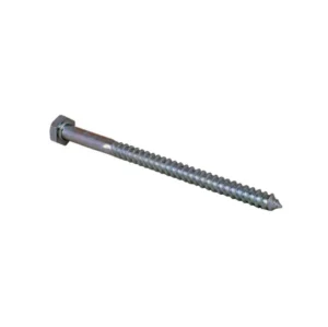 tornillo tirafondo zincado 1/4 x 4" (b06tfc)