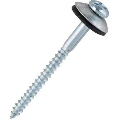 tornillo para techo c/golilla pvc 12x3 (206ttcg)