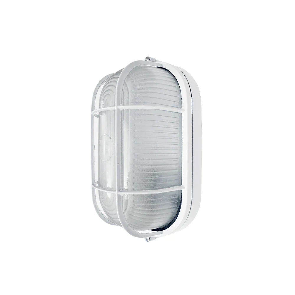 tortuga oval alum c/reja vkb e27 ip44