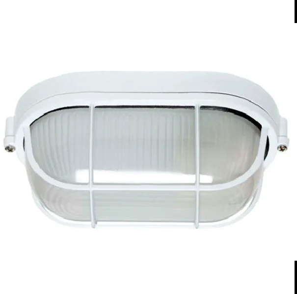 tortuga oval alum c/reja vkb e27 ip44 - Imagen 2