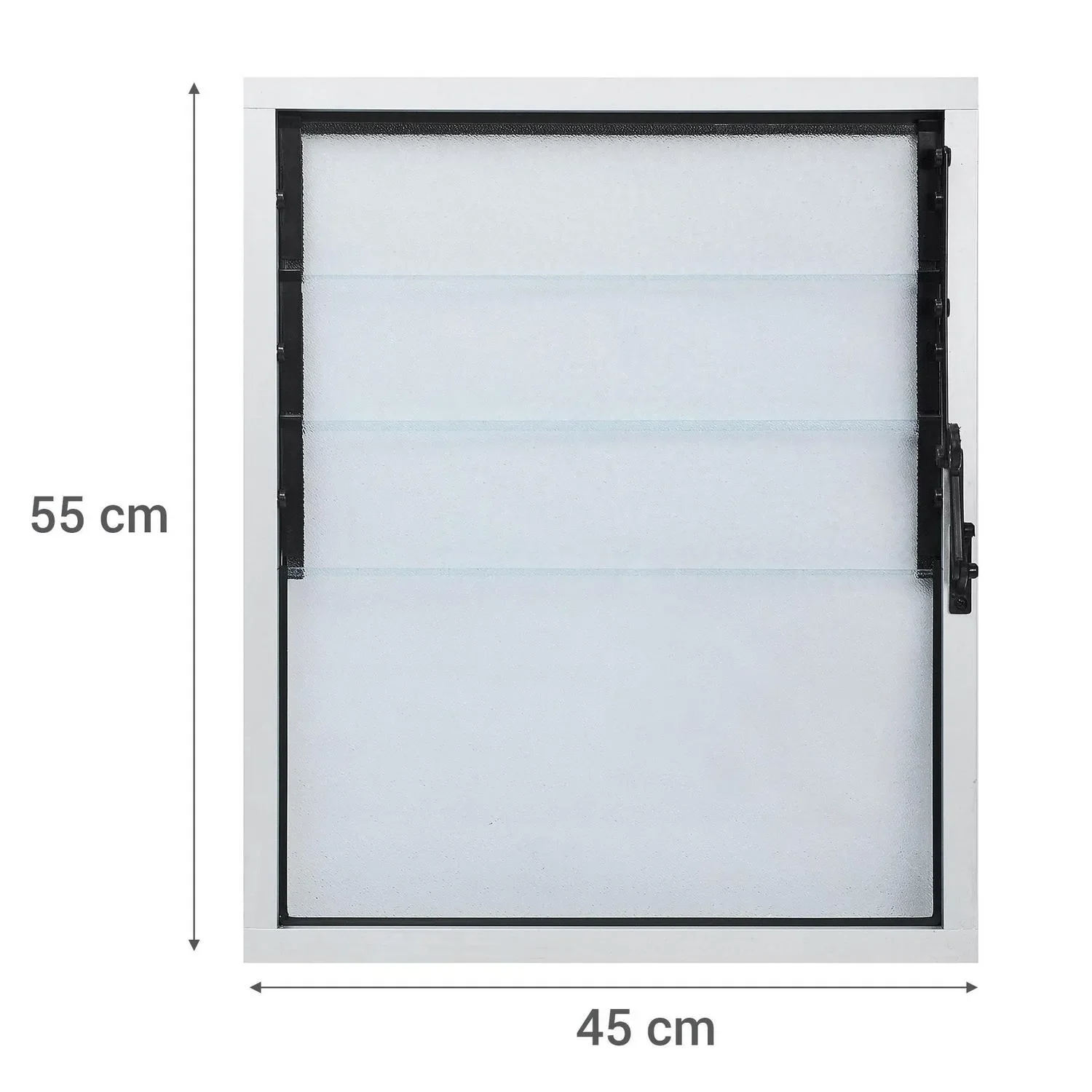 ventana aluminio mate 46x55 celosia - Imagen 5