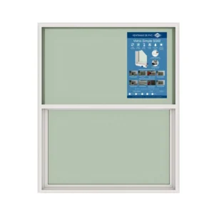 ventana pvc guillotina advance vs 50x60cm blanco