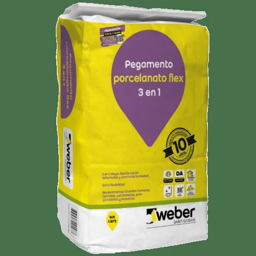 peg. porcelanato flex 3 en 1 saco 25 kg qui1332